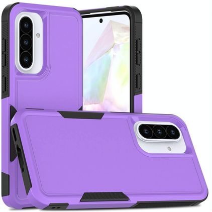 Mobigear Heavy Armor Samsung Galaxy A56 Hoesje Hardcase Backcover Shockproof - Paars