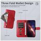 Mobigear Zipper iPhone 17 Pro Hoesje Bookcase Portemonnee - Rood
