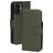 Mobiparts iPhone 16 MagSafe Hoesje Echt Leer Uitneembare 2in1 Bookcase Portemonnee - Groen