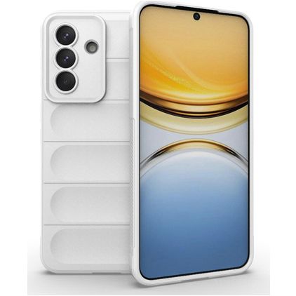 Mobigear Bumpy Samsung Galaxy A57 Hoesje Flexibel TPU Backcover - Wit