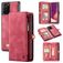 CaseMe 008 Samsung Galaxy Note 20 Ultra Hoesje Uitneembare 2in1 Bookcase Portemonnee - Rood