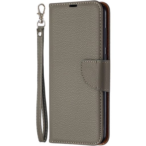 Mobigear Excellent Xiaomi Redmi Note 9 Hoesje Bookcase Portemonnee - Grijs