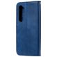 Mobigear Zipper Xiaomi Mi Note 10 Lite Hoesje Bookcase Portemonnee - Blauw
