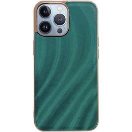 Mobigear Wavy iPhone 14 Pro Max Hoesje Hardcase Backcover - Groen