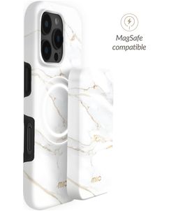 MIO Powerbank 5.000 mAh 15W - MagSafe Compatible - White Marble