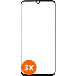 Mobigear Premium Motorola One Zoom Glazen Screenprotector - Case Friendly - Zwart (3-Pack)