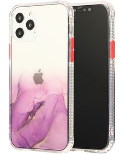 Mobigear Gradient iPhone 12 Pro Max Hoesje Hardcase Backcover - Paars