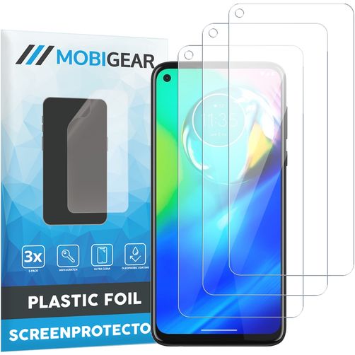 Mobigear Motorola Moto G8 Power Screenprotector Folie - Case Friendly (3-Pack)
