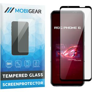 Mobigear Premium ASUS ROG Phone 6 Glazen Screenprotector - Case Friendly - Zwart
