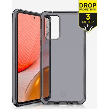 ITSKINS SpectrumClear Samsung Galaxy A72 Hoesje Flexibel TPU Backcover Shockproof - Smoke