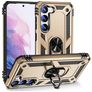 Mobigear Armor Ring Samsung Galaxy S23 Plus Hoesje Hardcase Backcover Shockproof met Ringhouder - Goud