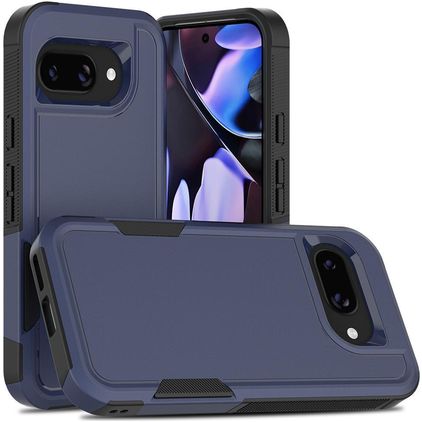 Mobigear Heavy Armor Google Pixel 9a Hoesje Hardcase Backcover Shockproof - Donkerblauw
