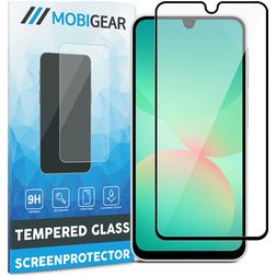 Mobigear Premium Samsung Galaxy A26 Glazen Screenprotector - Case Friendly - Zwart