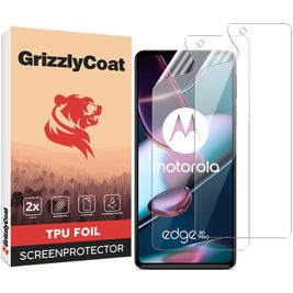 GrizzlyCoat Motorola Edge 30 Pro Hydrogel TPU Screenprotector - Case Friendly (2-Pack)