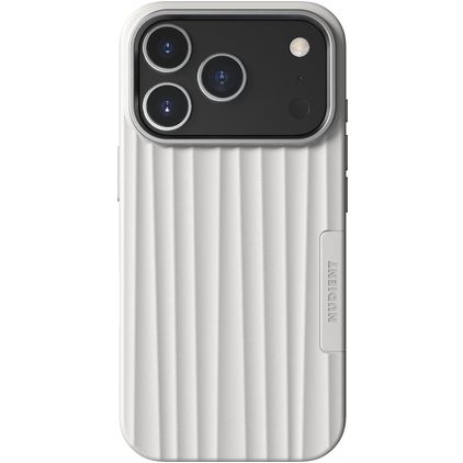Nudient Bold iPhone 17 Pro MagSafe Hoesje Hardcase Backcover - Chalk White