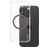 CARE by PanzerGlass Flagship iPhone 16 Pro MagSafe Hoesje Hardcase Backcover - Transparant / Zwart