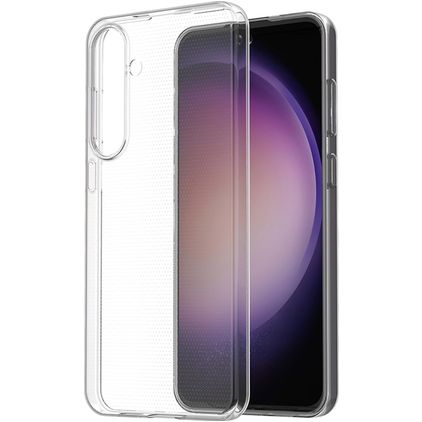 Mobigear Basics Doorzichtig Samsung Galaxy S24 Plus Hoesje Flexibel TPU Backcover - Transparant