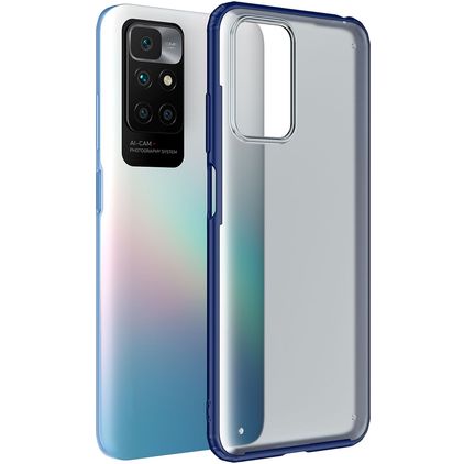 Mobigear Shockproof Xiaomi Redmi 10 4G Hoesje Hardcase Backcover Shockproof - Donkerblauw