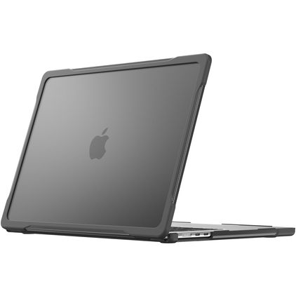 Mobigear Shockproof Pro MacBook Air 15 Inch (2023-2026) Hoes Hardshell Laptopcover MacBook Case - Zwart - Model A2941 / A3114 / A3241 / A3448