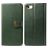 Mobigear Snap Button iPhone SE (2020) Hoesje Bookcase Portemonnee - Groen