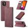 Caseme 013 iPhone 12 Pro Hoesje Bookcase Portemonnee - Rood