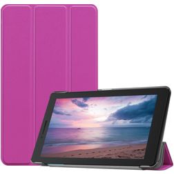 Mobigear Tri-Fold Lenovo Tab E8 Hoes Bookcase - Paars