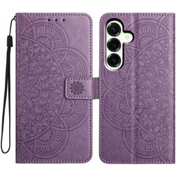 Mobigear Mandala Samsung Galaxy A17 Hoesje Bookcase Portemonnee - Paars