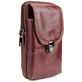 Mobigear Broekriemhoesje (max 17 cm x 10,5 cm) - Riemtasje - Holster - Bruin