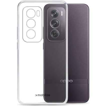 Mobilize Gelly Doorzichtig OPPO Reno 12 Pro Hoesje Flexibel TPU Backcover - Transparant