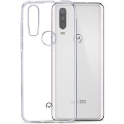 Mobilize Gelly Doorzichtig Motorola One Action Hoesje Flexibel TPU Backcover - Transparant