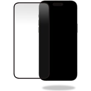Mobilize Premium iPhone 15 Pro Max Glazen Screenprotector - Case Friendly - Zwart