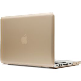 Mobigear Metallic MacBook Pro 15 Inch (2008-2012) Hoes Hardshell Laptopcover MacBook Case - Goud - Model A1286