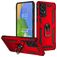 Mobigear Armor Ring Samsung Galaxy A73 Hoesje Hardcase Backcover Shockproof met Ringhouder - Rood