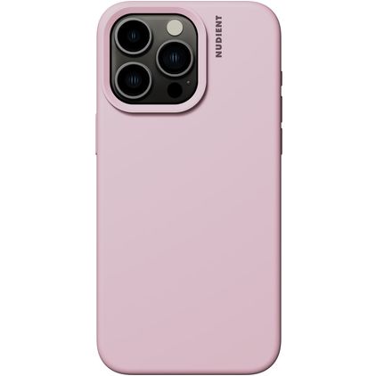 Nudient Base iPhone 15 Pro Max Siliconen Hoesje Backcover - Baby Pink