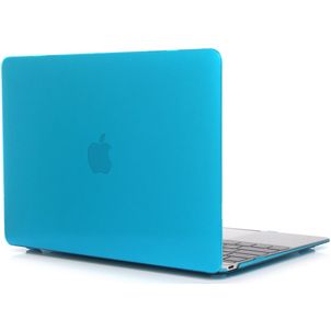 Mobigear Glossy MacBook Air 13 Inch (2010-2019) Hoes Hardshell Laptopcover MacBook Case - Blauw - Model A1369 / A1466