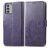 Mobigear Clover Nokia G42 Hoesje Bookcase Portemonnee - Paars