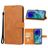 Mobigear Wallet Samsung Galaxy M55 Hoesje Bookcase Portemonnee - Bruin