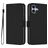 Mobigear Urban Wallet iPhone 16 Plus Hoesje Bookcase Portemonnee - Zwart