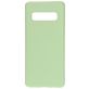 Mobiparts Samsung Galaxy S10 Siliconen Hoesje Backcover - Pistache Green