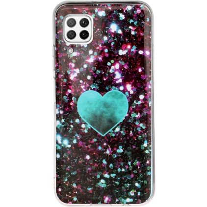 Mobigear Design Huawei P40 Lite Hoesje Flexibel TPU Backcover - Green Love