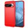 Mobigear Brushed Slim Google Pixel 9 Pro Hoesje Flexibel TPU Backcover - Rood