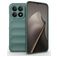 Mobigear Bumpy Xiaomi 15T Hoesje Flexibel TPU Backcover - Donkergroen