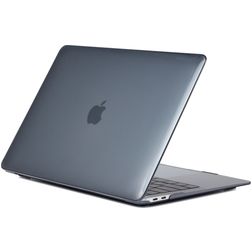 Mobigear Glossy MacBook Air 13 Inch (2018-2020) Hoes Hardshell Laptopcover MacBook Case - Zwart - Model A1932 / A2179 / A2337