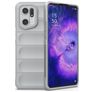 Mobigear Bumpy OPPO Find X5 Pro Hoesje Flexibel TPU Backcover - Grijs