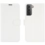 Mobigear Classic Samsung Galaxy S21 Hoesje Bookcase Portemonnee - Wit