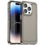 Mobigear Crystal iPhone 15 Pro Max Hoesje Flexibel TPU Backcover - Grijs