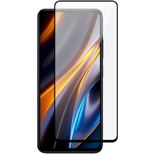 Mobigear Premium POCO X4 GT Glazen Screenprotector - Case Friendly - Zwart