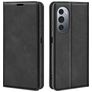 Mobigear Retro Slim Motorola Edge X30 Hoesje Bookcase Portemonnee - Zwart