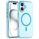 Mobigear Shockproof iPhone 16 Plus MagSafe Hoesje Flexibel TPU Backcover - Blauw
