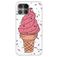 Mobigear Design iPhone 12 Mini Hoesje Flexibel TPU Backcover - Ice Cream